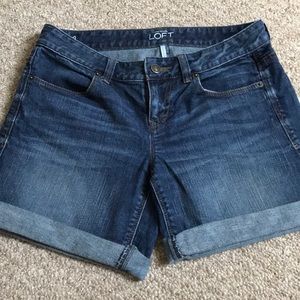 Loft denim shorts